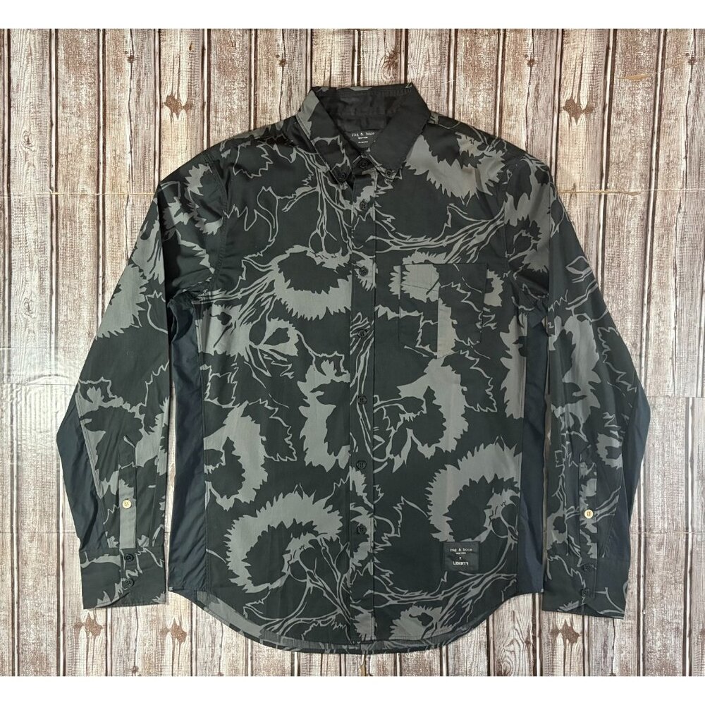 Rag & Bone x Liberty Yokohama Graphic print floral shirt size M color NWT